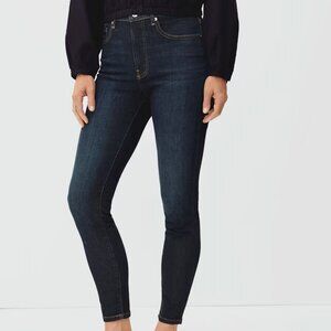 Everlane Authentic Stretch High-Rise Skinny Jean in Deep Indigo Size 30